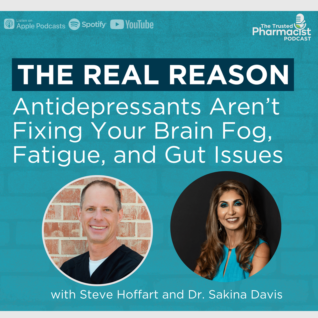 The Real Reason Antidepressants Aren’t Fixing Your Brain Fog, Fatigue, and Gut Issues w/ Dr. Sakina Davis