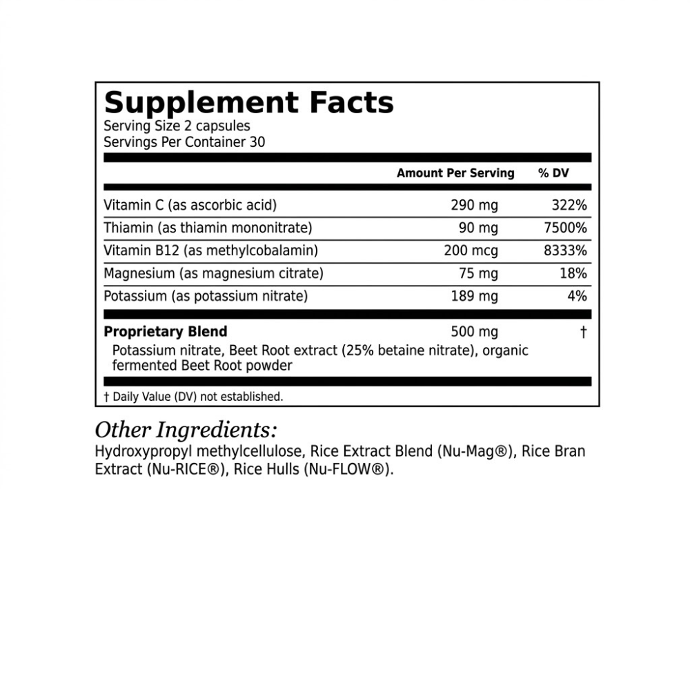Nitric Oxide Support Capsules