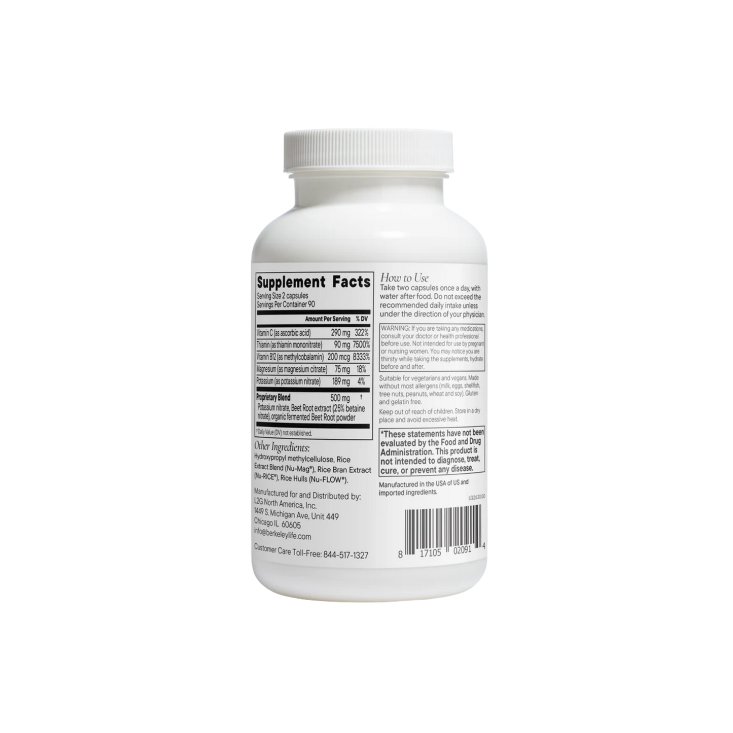 Nitric Oxide Support Capsules