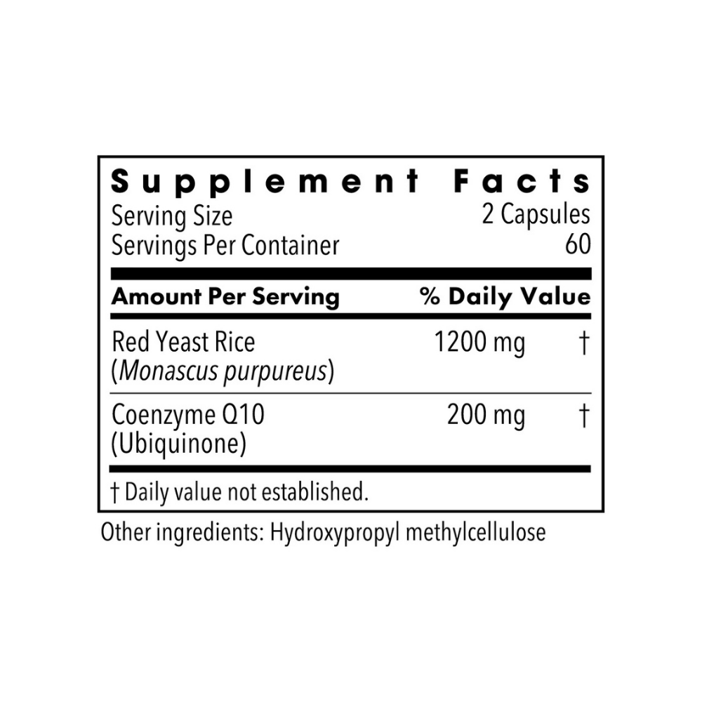Red Yeast Rice with CoQ10  #120
