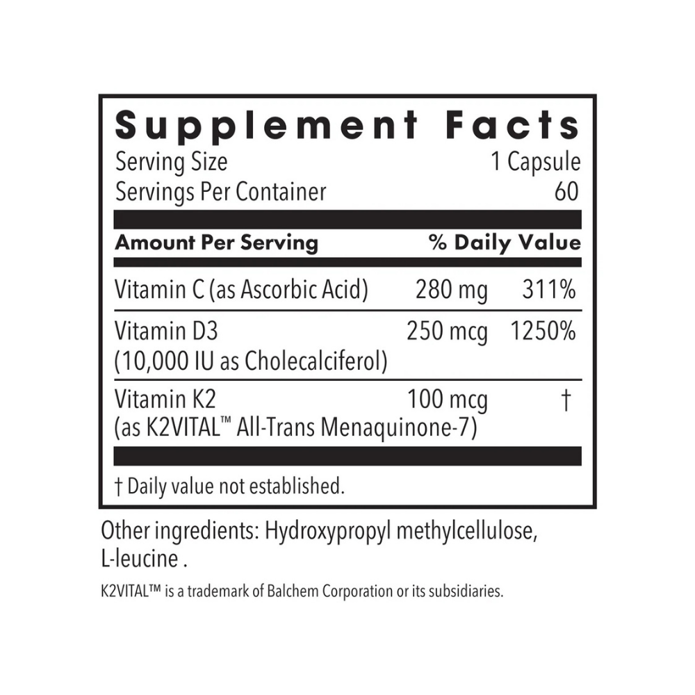 Vitamin D-3 10,000IU #60