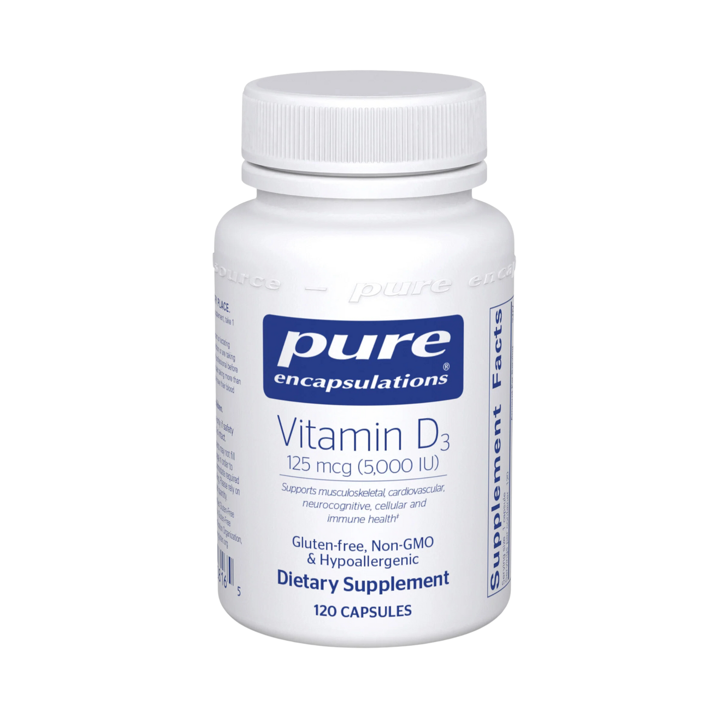 Vitamin D3 125mcg (5,000 IU) #120