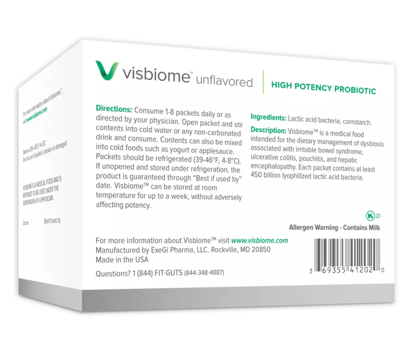 Visbiome Unflavored #30