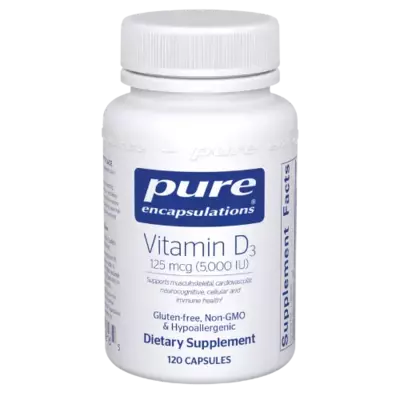 Vitamin D3 125mcg (5,000 IU) #120